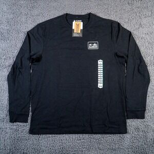 Alaskan Hardgear Shirt Mens Large Black Long Sleeve Crew Neck Graphic Tee